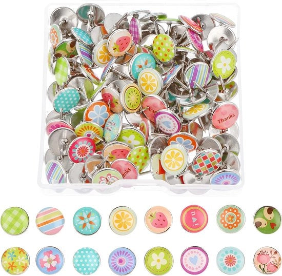 80 push in spilletti per tabella di cartone, push in spilletti decorativi, spilletti per tabella di cartone con design variabile