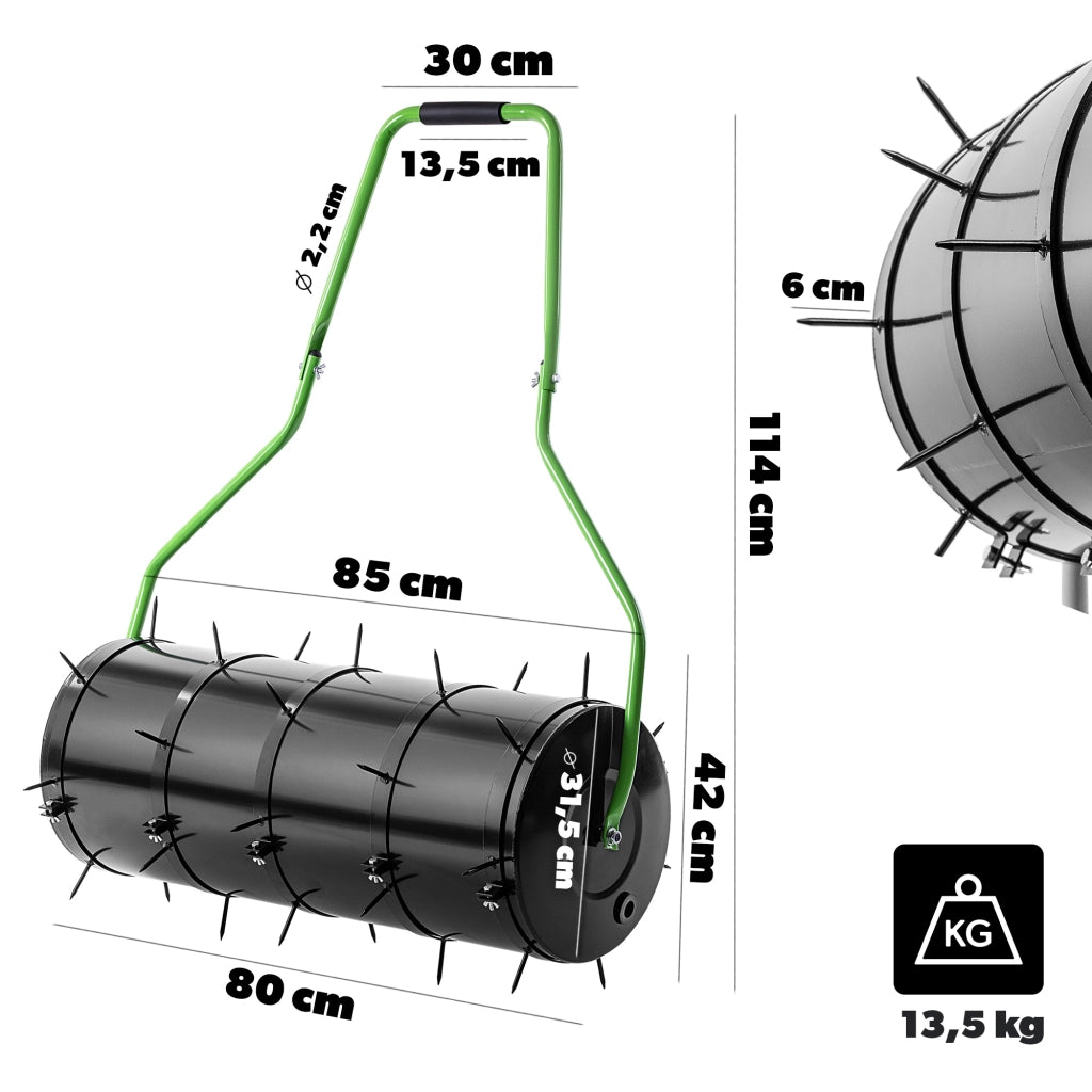 KADAX Walec ogrodowy z kolcami 80cm P25569B K16223