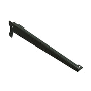 Reggimensole a 2 ganci angolate - 23 cm. - nero