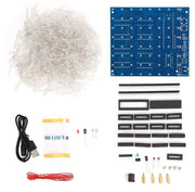 Kit di illuminazione LED a forma di cubo - 3D - accessori decorativi - accessori professionali - a lunga durata - sistema di illuminazione