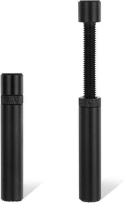 Supporto grafico verticale in alluminio con regolazione 74 mm-120 mm (nero) con supporto per GPU