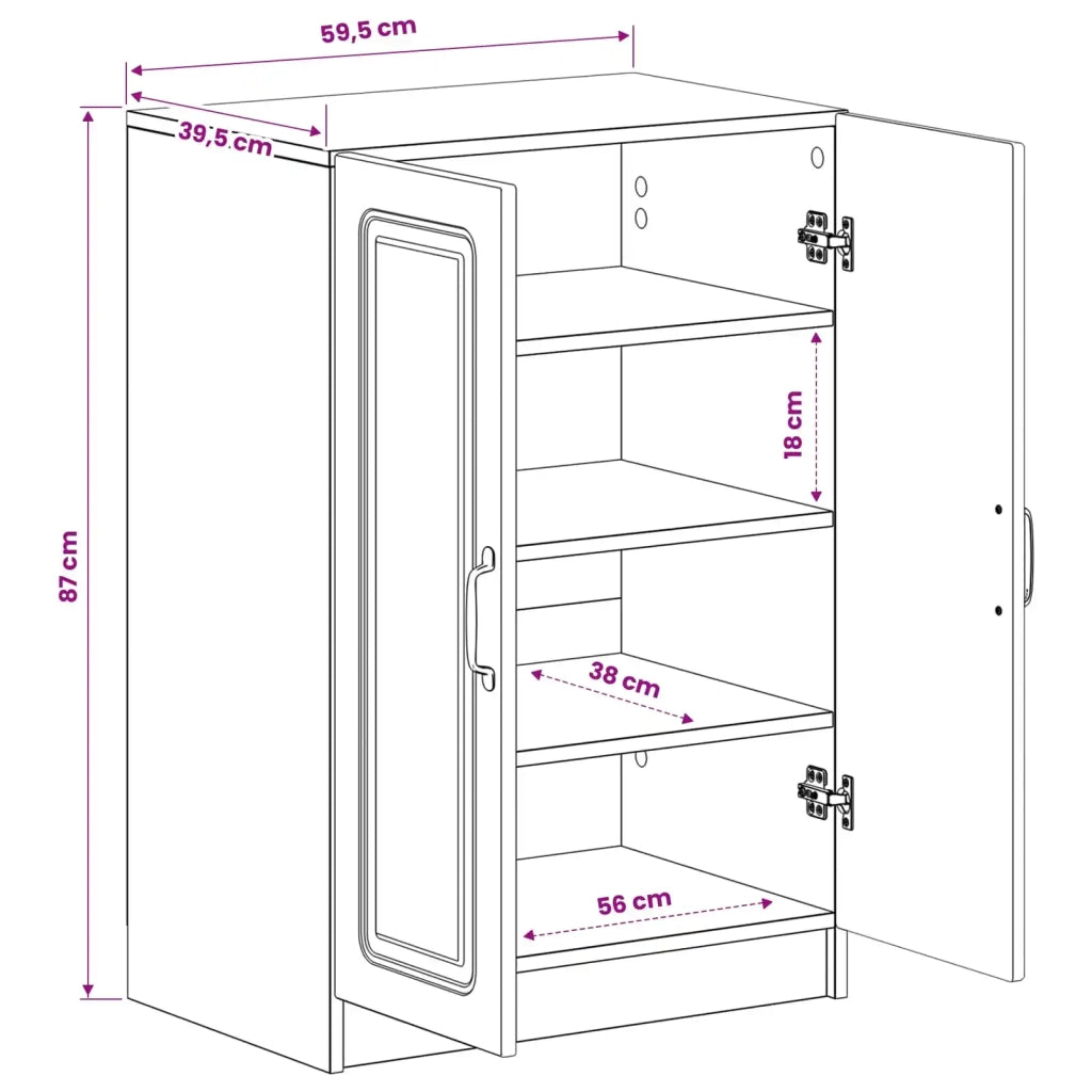 Mobile per scarpe UTRECHT 59,5 x 39,5 x 87 cm 897754