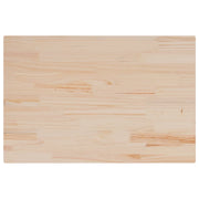 Piano per Tavolo | Superficie Tavolo | Piano Scrivania 80x50x1,7 cm Rettangolare Legno Massello Pino