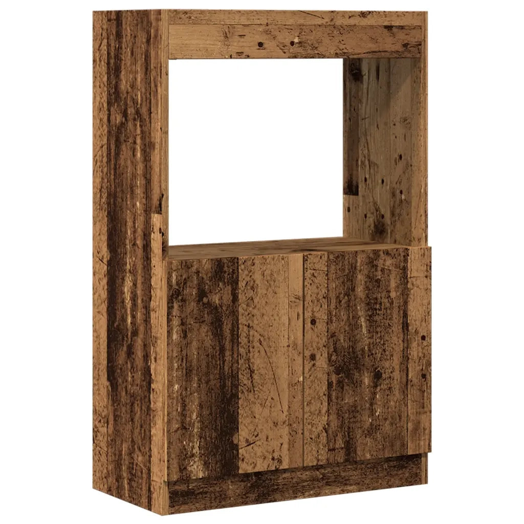 Credenza-Buffet-Armadio da cucina Legno Antico 63x33x100 cm in Truciolato
