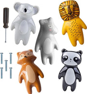 Maniglioni per Porta con Viti - Maniglie per Porte - Design per Bambini e Ragazzi - Disegno di Cartoni e Animali