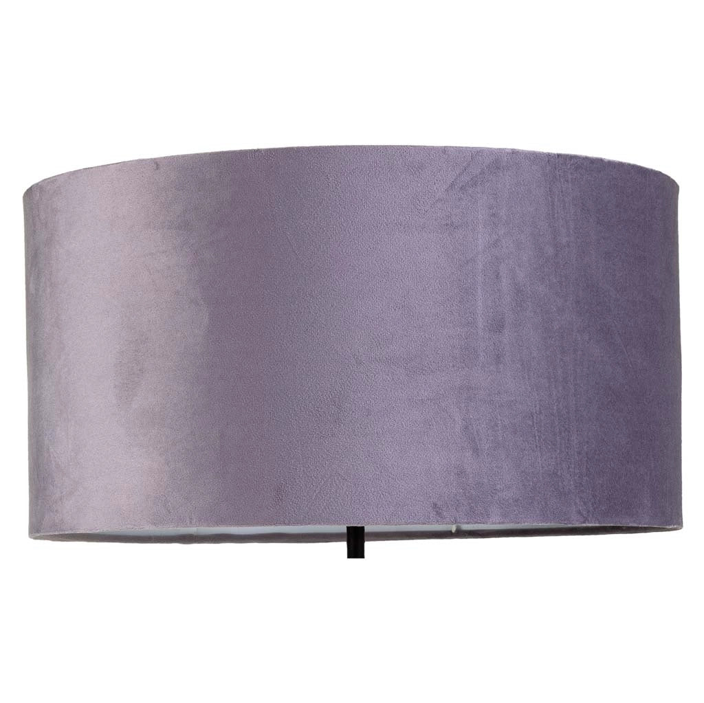 Lampada da tavolo in metallo bianco 35x35x69h