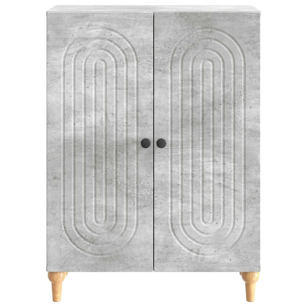 Credenza Grigio Cemento 66 x 34,5 x 90 cm Legno ingegnerizzato