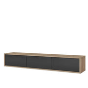 Mobile TV 180 cm collezione MAANUM colore rovere chiaro e grigio