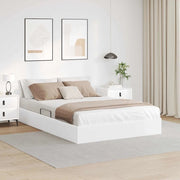 Letto con Contenitore Bianco Puro 137 x 190 cm Similpelle 3369973