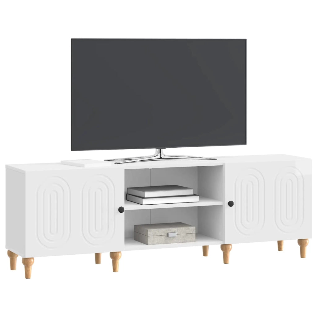 Mobile TV 150 x 31 x 50 cm Bianco Lucido Legno ingegnerizzato 894229