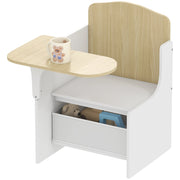 Scrivania per bambini con sedia e ripiano ¨C Minimal ¨C bianco