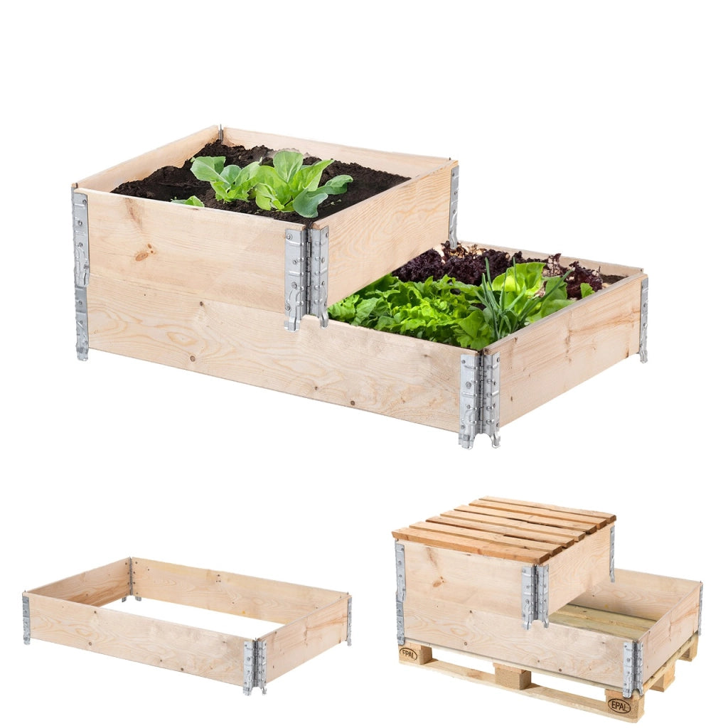Set di prolunghe per pallet KADAX 60x80cm + contenitore per pallet 120x80cm