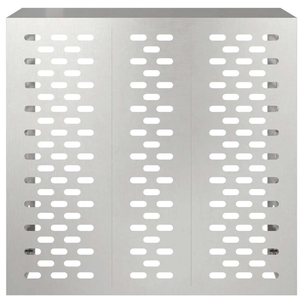 Copertura per condizionatore d'aria Argento 110 x 50 x 105 cm
