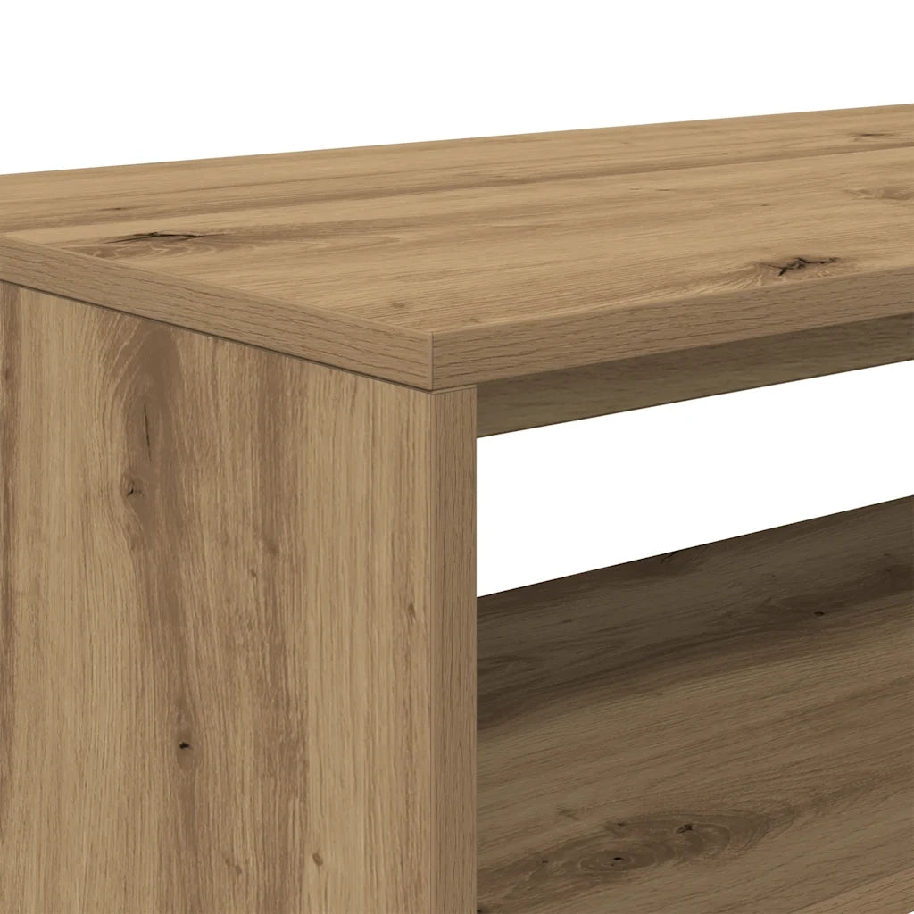 Mobile TV-Credenza per TV-Console TV Rovere Artigianale 60x40x40 cm Legno Multistrato