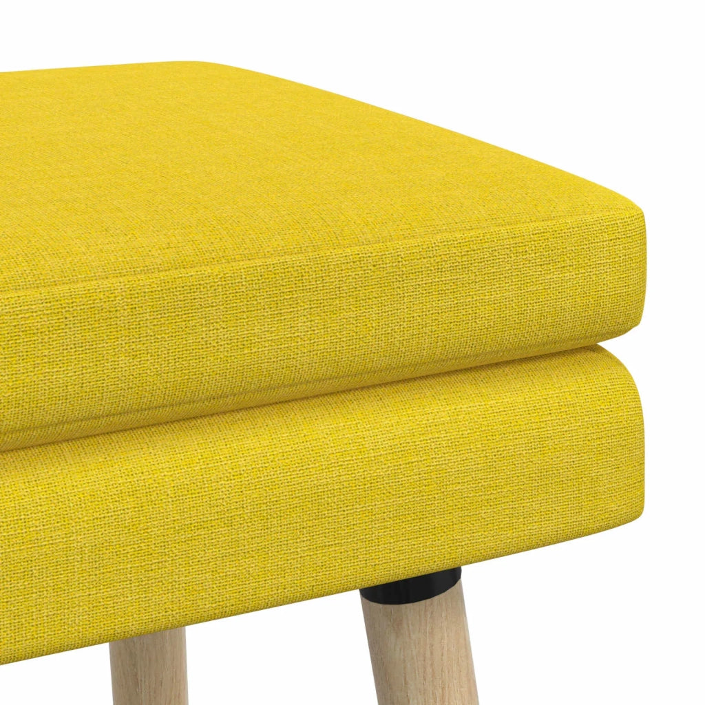 Panchina a doppio strato Giallo Chiaro 60 x 40 x 46 cm Tessuto 42038427