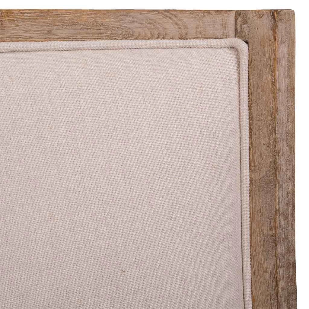 Sedia in legno imbottita panna 54x59x50/97h