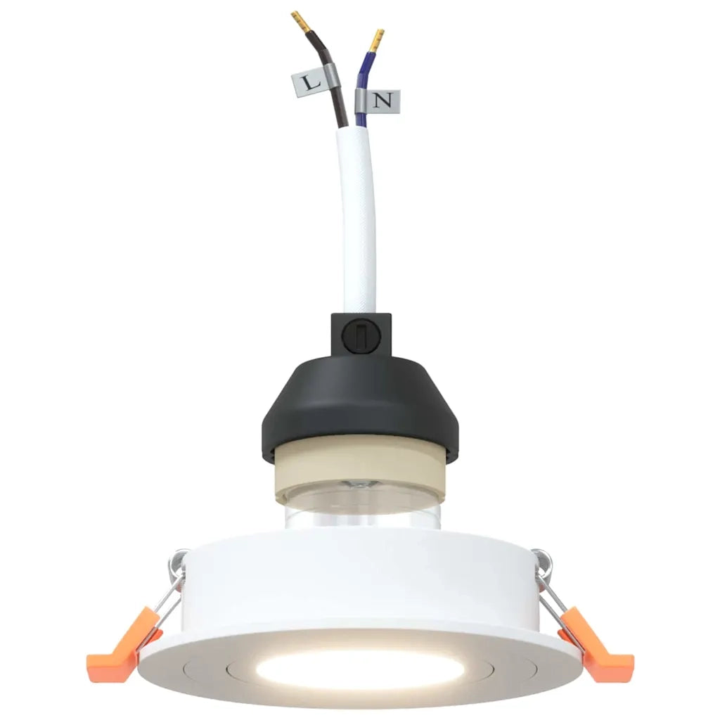 Spotlight 24 pz Bianco 9 x 9 x 2 cm Alluminio CFW1487734