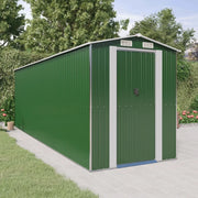 Capanno da Giardino Verde 192x606x223 cm Acciaio Zincato 3147432