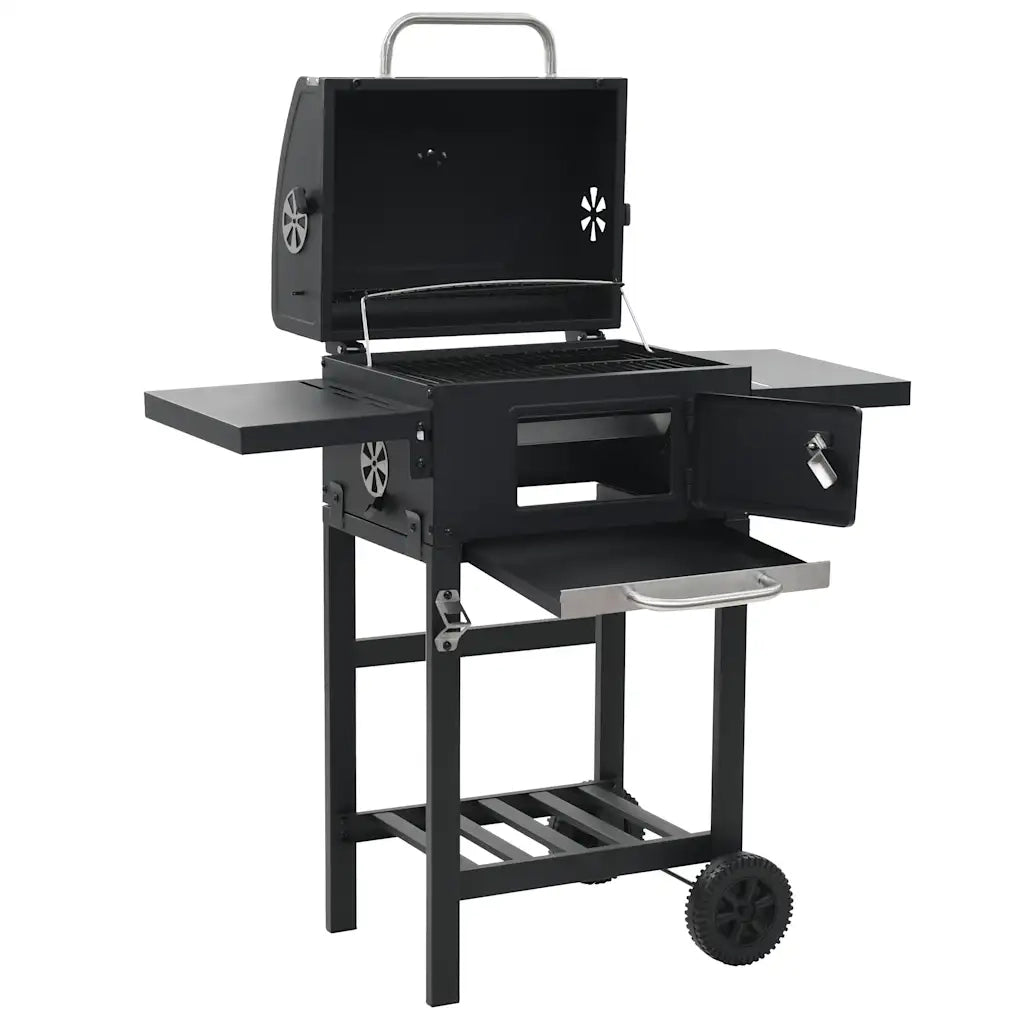 Barbecue a Carbonella con Ripiano Inferiore Nero CFW2656955