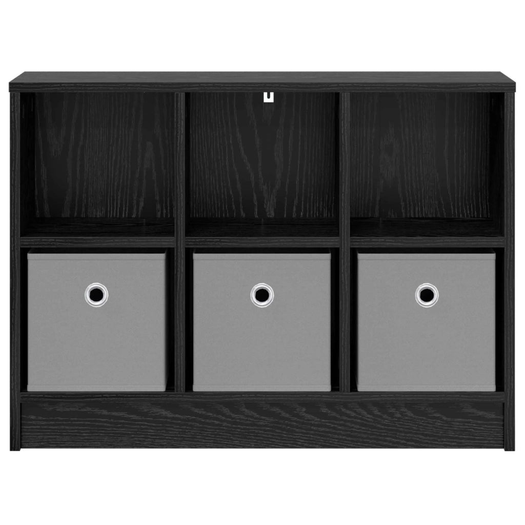 Credenza con cassetto Rovere Nero 73,5 x 22,5 x 53,5 cm 8000501