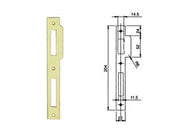 CONTROPIASTRA PIANA PER SERRATURE SERIE 200N- - (032016) - 10 pezzi ISEO
