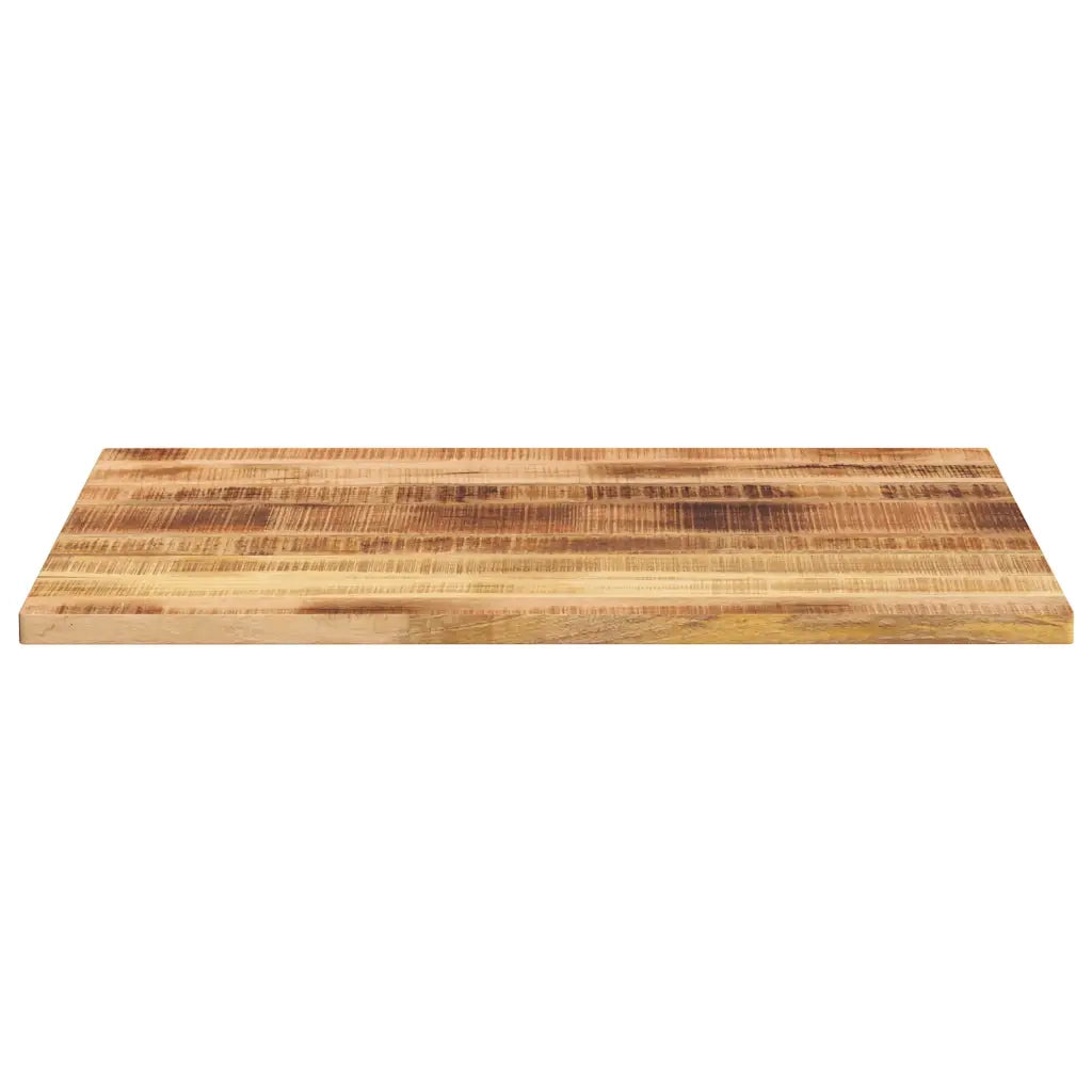 Piano per Tavolo 90x80x3,8 cm Rettangolare Legno Mango Grezzo 371416