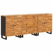 Credenza 3 pcs Marrone 60 x 33 x 75 cm Legno di mango massello 3310101