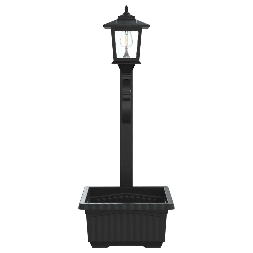 Applique con Vaso with LED Bulb Nero 29 x 28 x 74 cm ABS e PP 42042690