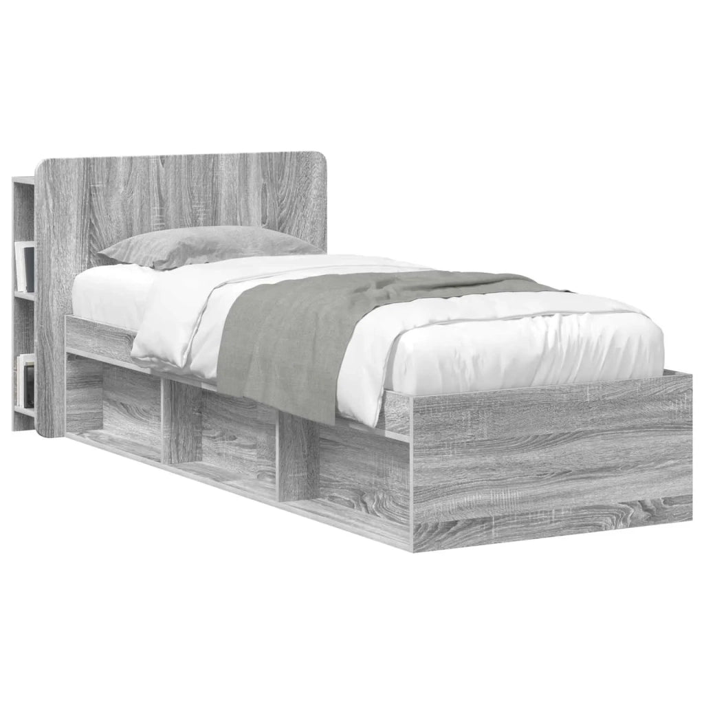 Testata del letto Grigio Sonoma Legno ingegnerizzato