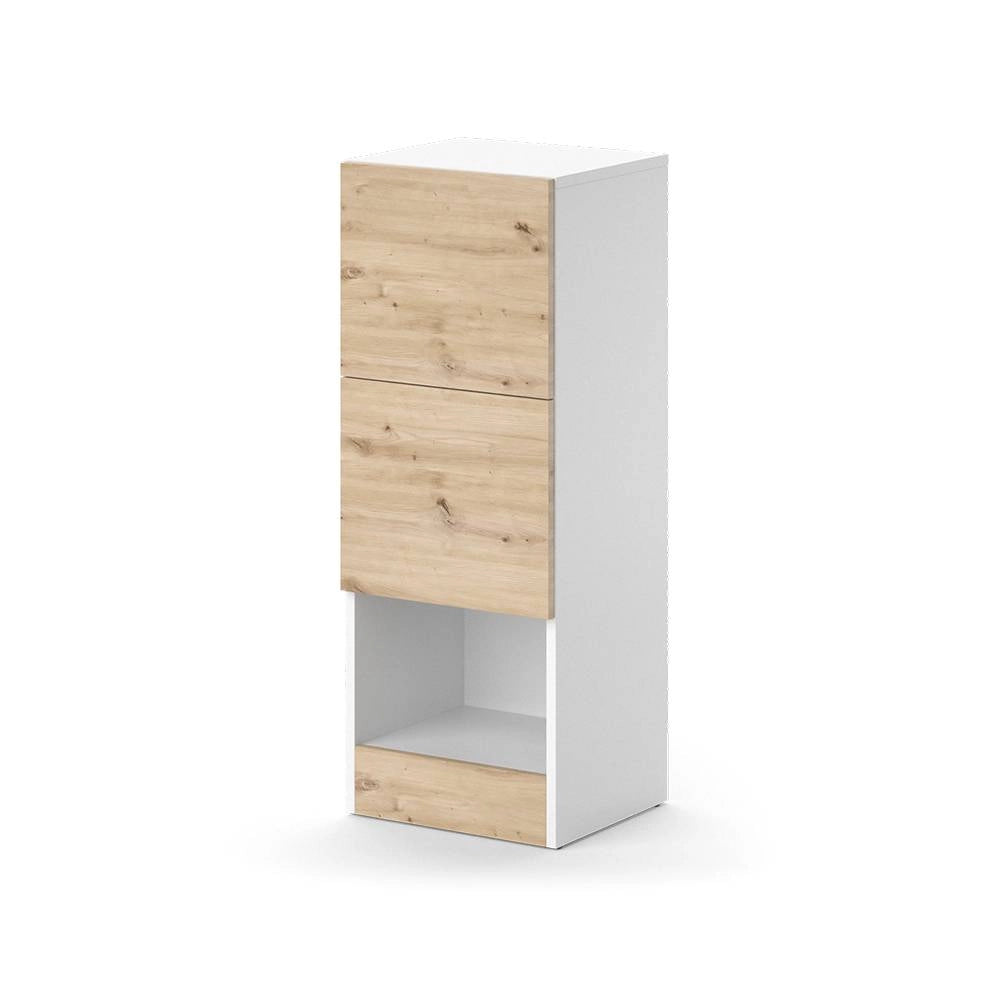 Vicco Mobiletto bagno Bianco 35 x 92 cm con 2 cassetti