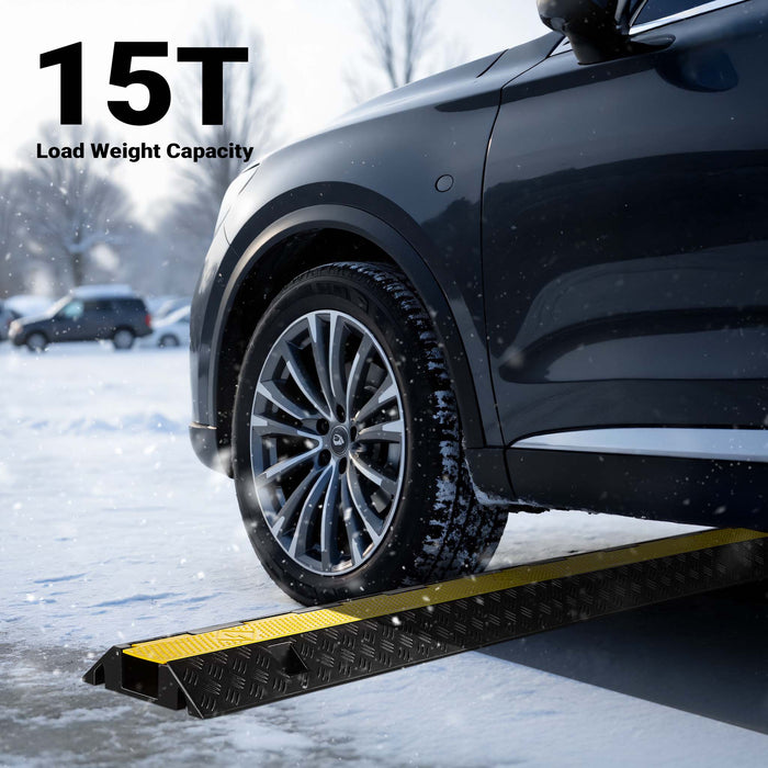 Canalina passacavi carrabile, 980x260x65mm, 1 canale, max 15 t, Pedana copricavo