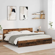 Struttura del letto con testiera Legno vecchio 180 x 200 cm 3403595