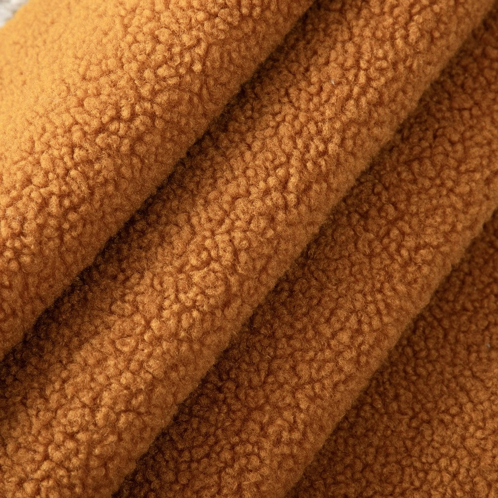Divano Modulare in Tessuto Chenille ¨C MINIMAL ¨C Caramel, Schiumato 30D