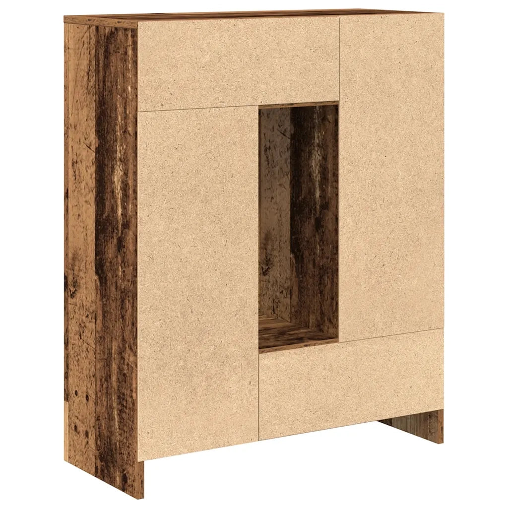 Credenza con Cassetti e Ante Legno Antico 73x31x90 cm 861857