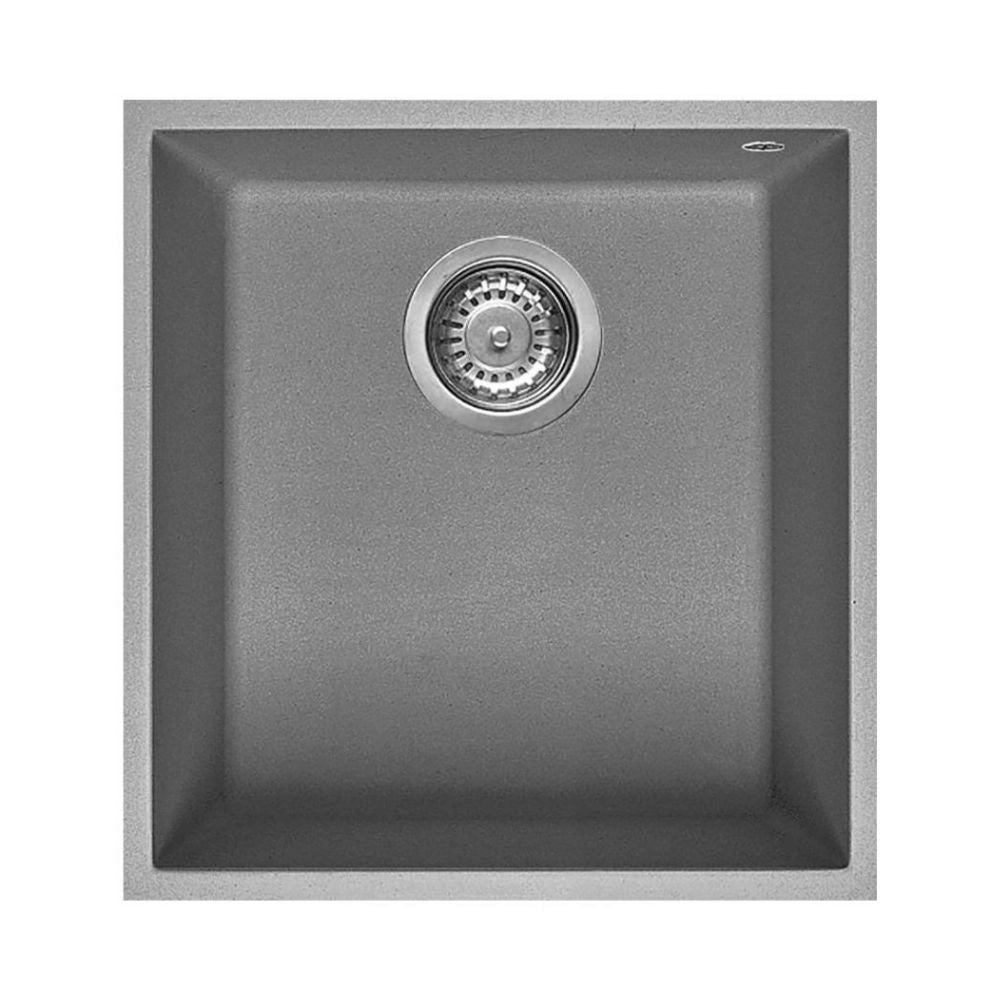 Lavello incasso monovasca sottotop 38x44 Smeg VZUM40CT cemento