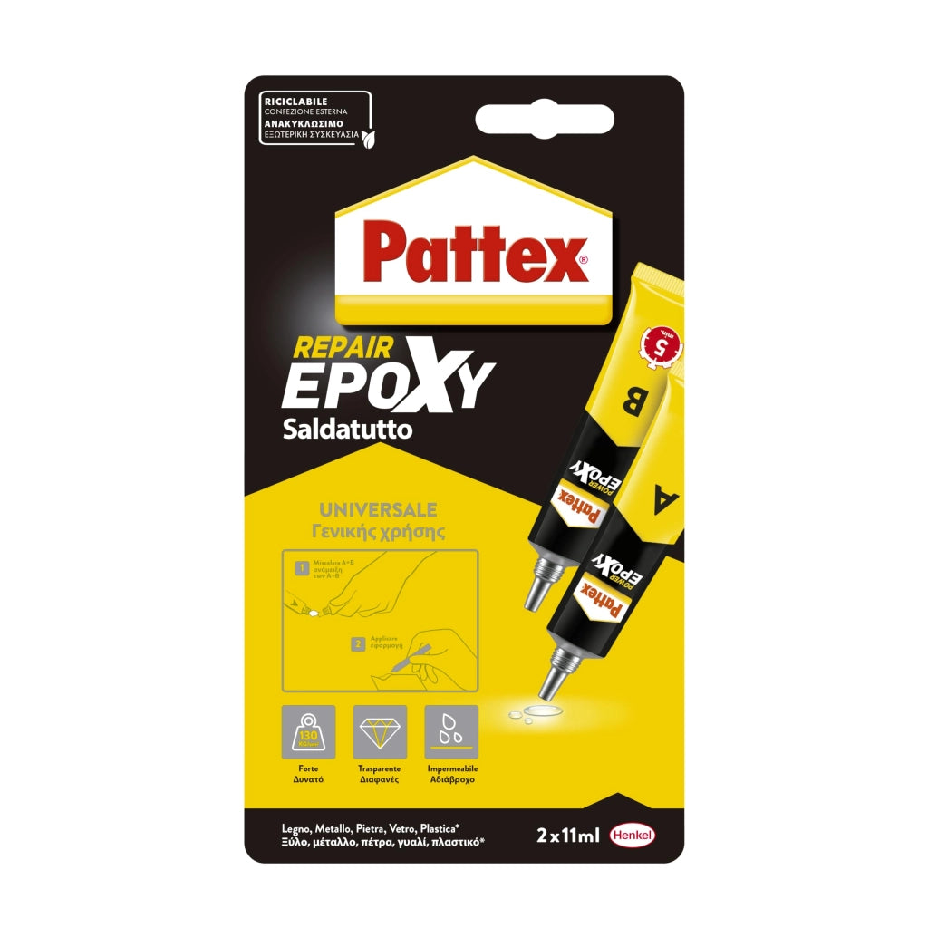 Colla Power Epoxy Saldatutto 24 Gr Pattex