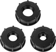 Adattatore di Copertura Accessori - Pacchetto da 3 - Adattatore di Copertura IBC per Tanke - Accessorio di Copertura IBC S60 x 6 - Adattatore di Connettività per Tanke IBC da 1000L per Tanke d'Acqua - 1 Pollice 3/4 Pollice