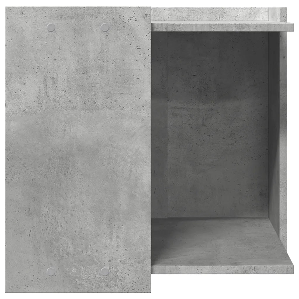 vidaXL Recinto Lettiera Gatti Grigio Cemento 53x53x51 cm in Truciolato