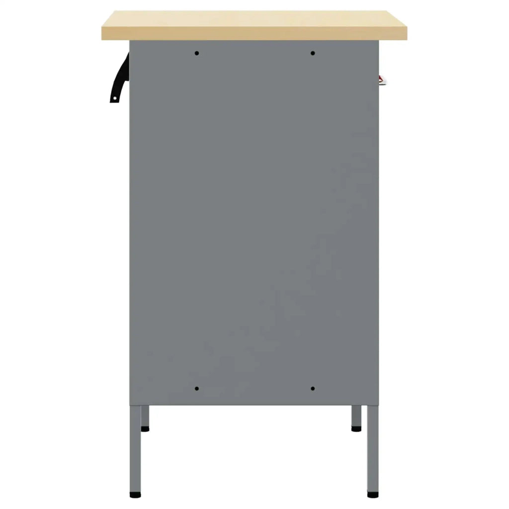 Banco da lavoro con cassetto Rosso e Grigio 50 x 55 x 85 cm CFW8780177