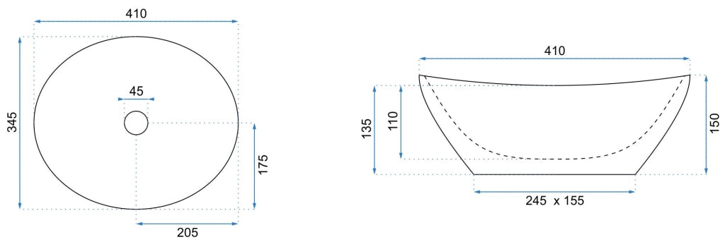 Lavabo Da Appoggio Rea Sofia Light Stone