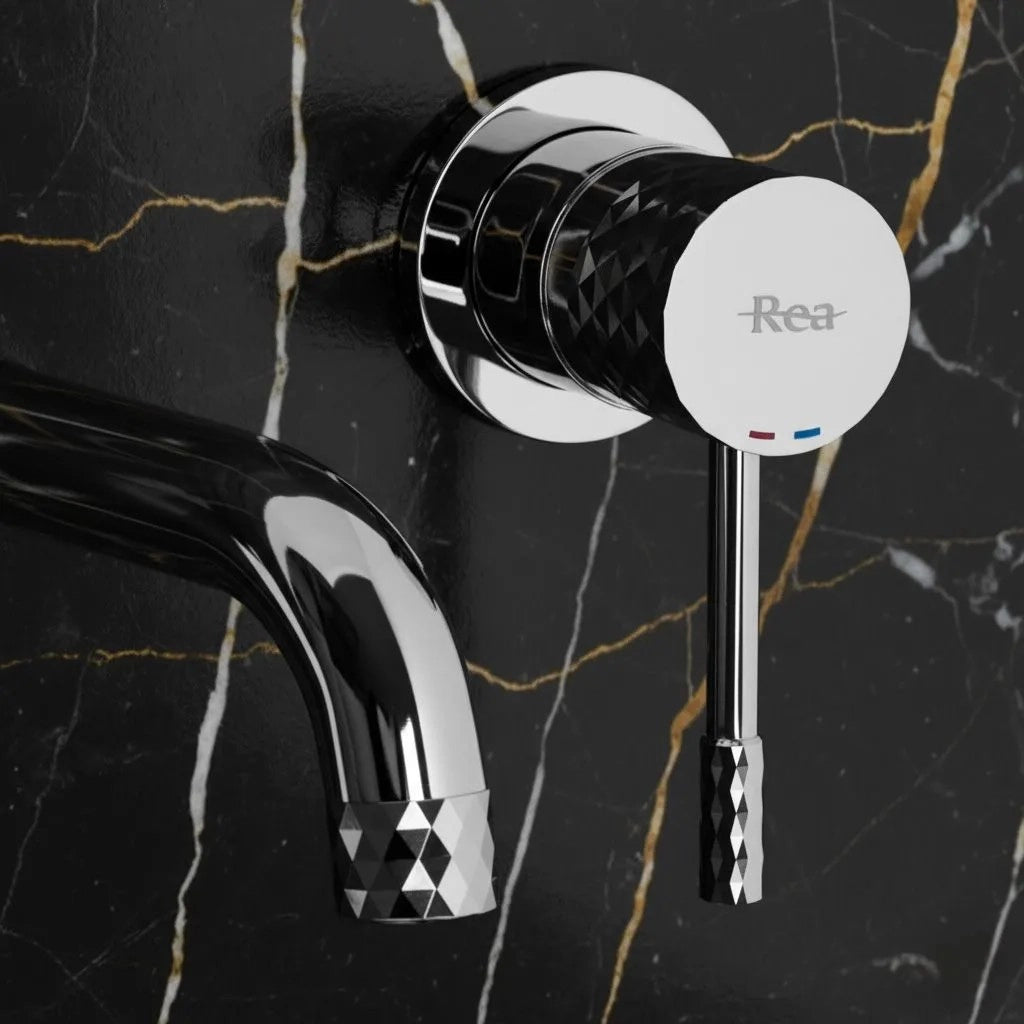 Rubinetto Da Incasso Rea Lungo Diamond Chrom + Box