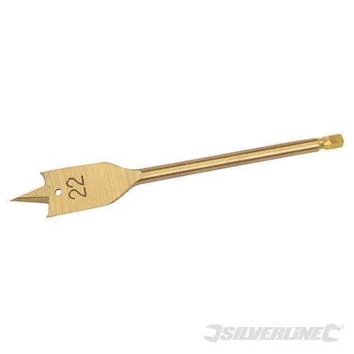 Mecchie Ricoperte in titanio per Falegnameria codolo esagonale anche cartongesso silverline - 22 mm