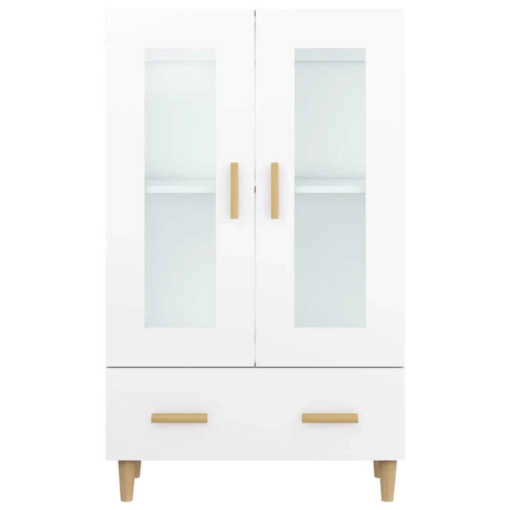 Credenza | Madia | Buffet da pranzo | Armadio da pranzo Bianca 70x31x115 cm in Legno Ingegnerizzato