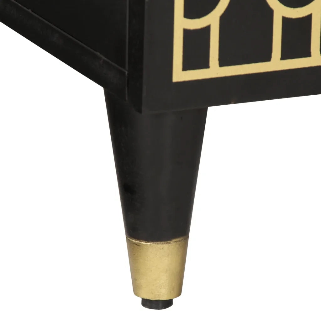 Mobile Porta TV 80x31,5x46 cm in Legno Massello di Mango 358335