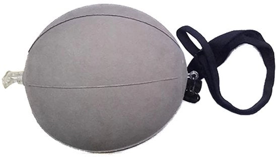Aiuto di allenamento per swing da golf - Migliora le abilità di backswing - Pallone gonfiabile - Grigio - Ideale per l'allenamento - Per appassionati di golf