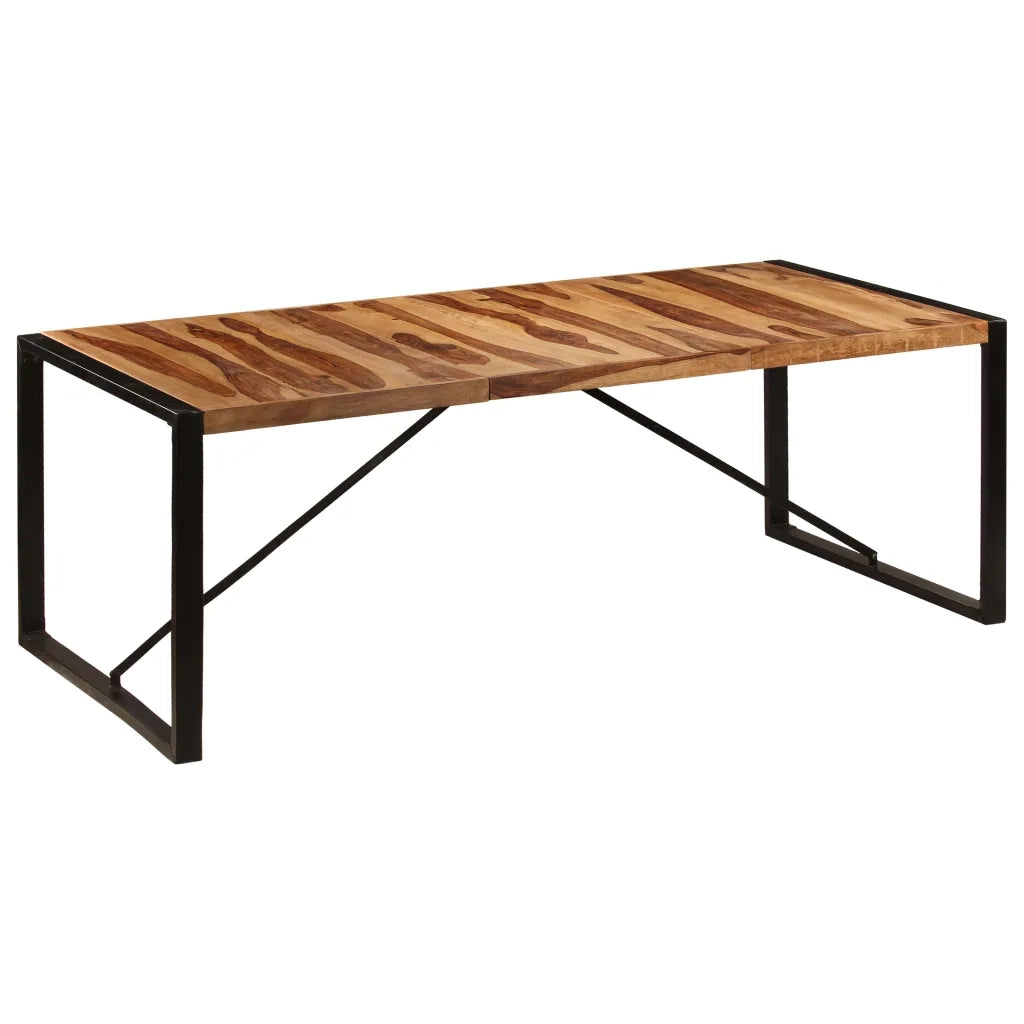 Tavolo da Pranzo 220x100x75 cm Legno Massello di Sheesham