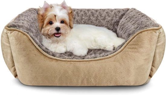 Letto per cani piccolo lavabile - angosciante e anti ansia lettino rettangolare per cani con piuma morbida - cuscino per cani beige 

Modello: 
Dimensioni: 
Peso: 
Materiali: 
Colore: beige