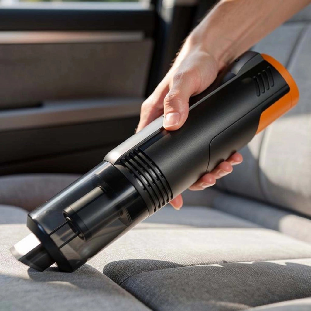 Aspirapolvere cilindrico ricaricabile 120W compatto ed ergonomico Nero Avizar