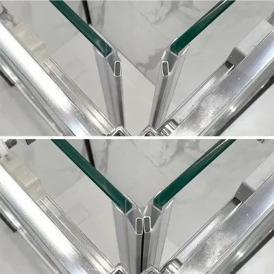 Kit guarnizioni magnetiche trasparenti 200 cm per box doccia 5-6 mm