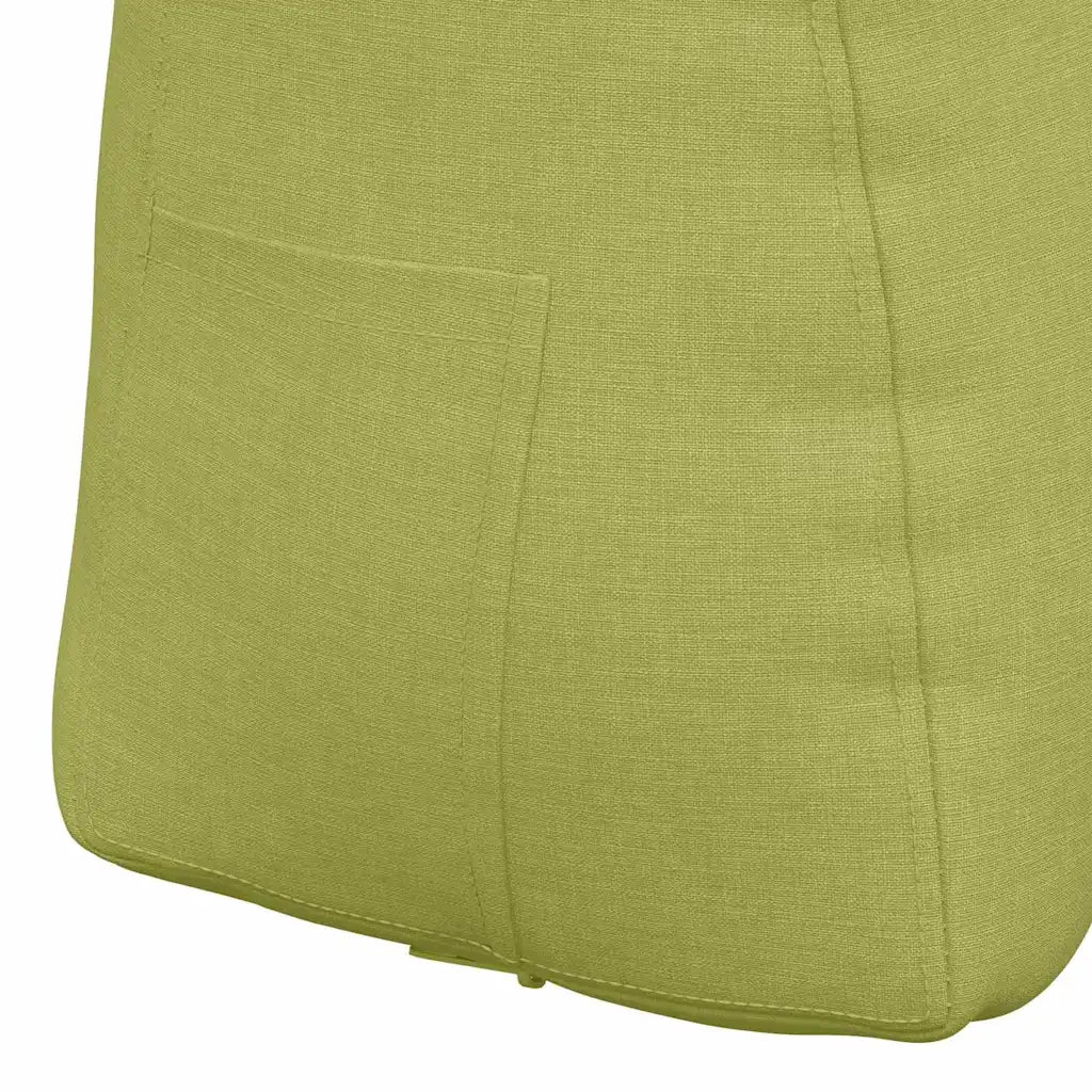 Cuscino per Schiena Verde chiaro 80 x 24 x 50 cm Tessuto 42014422